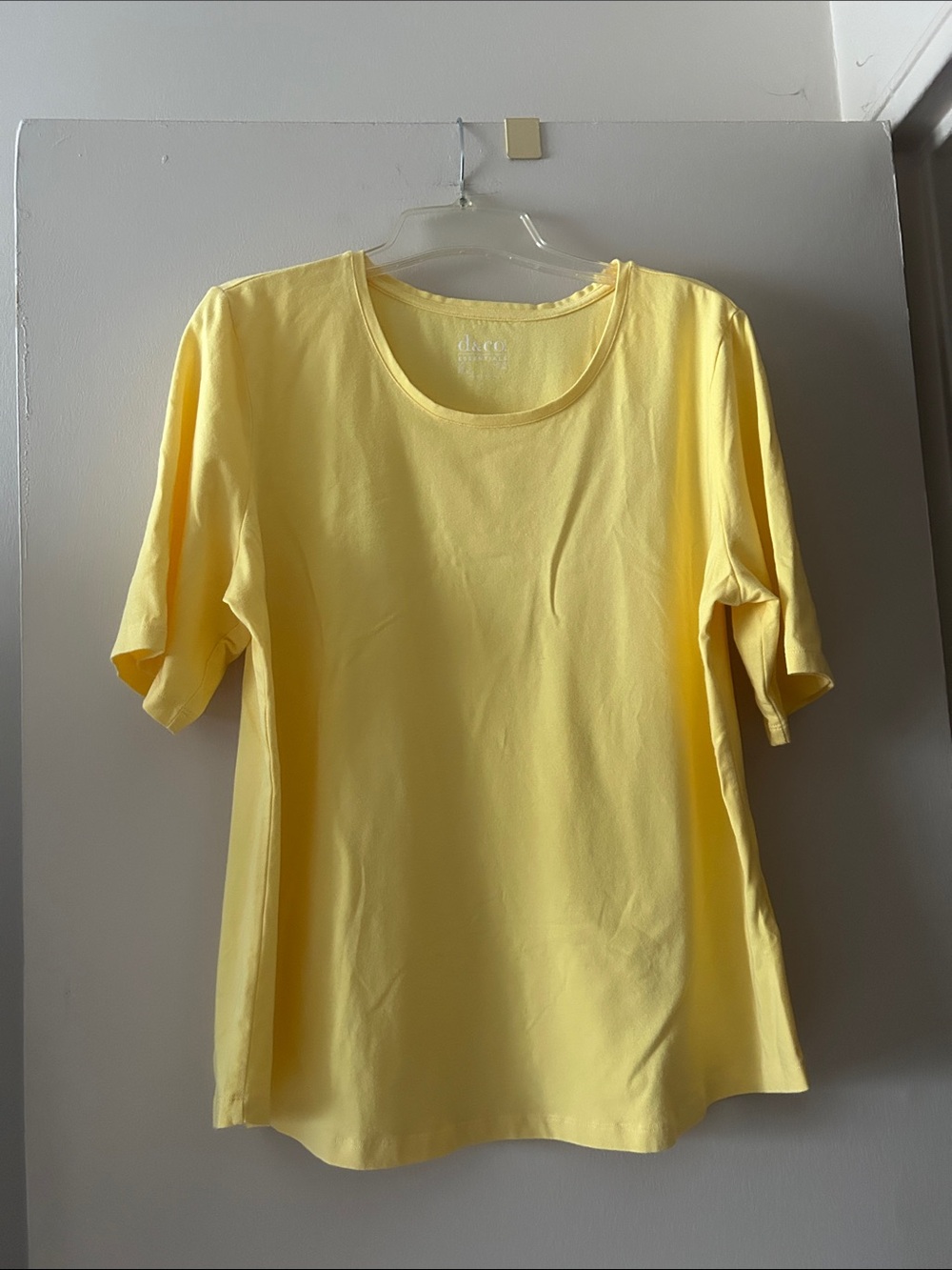 Yellow Denim & Company T Shirt